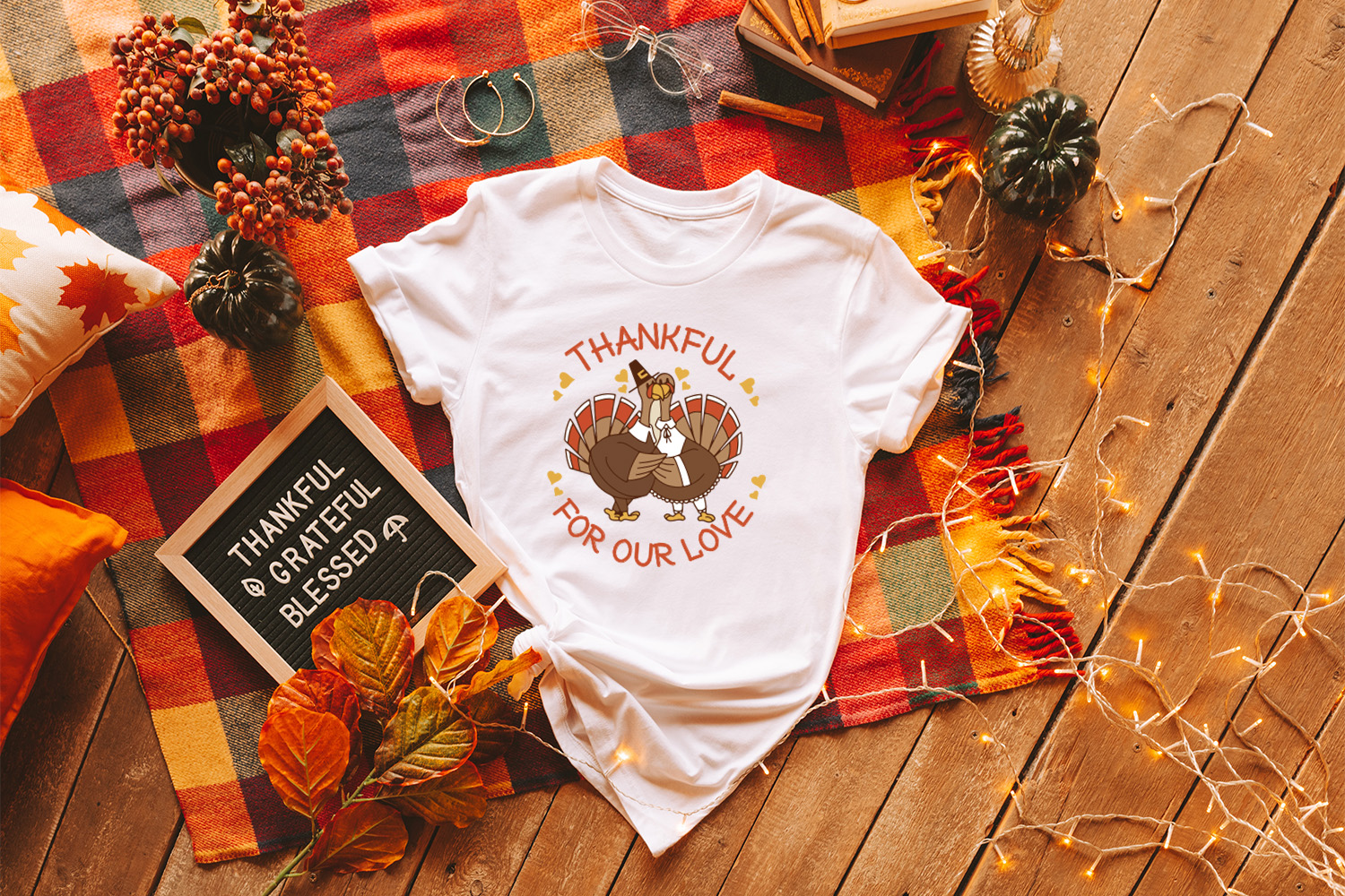 Couple Thanksgiving Shirt – Celebrate Together In Style