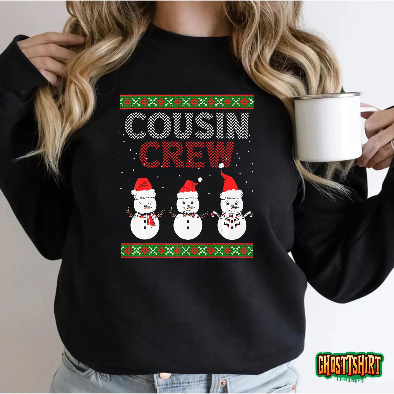 Cousin Crew Christmas Pajamas Gnome Tree Merry Xmas Family Sweatshirt