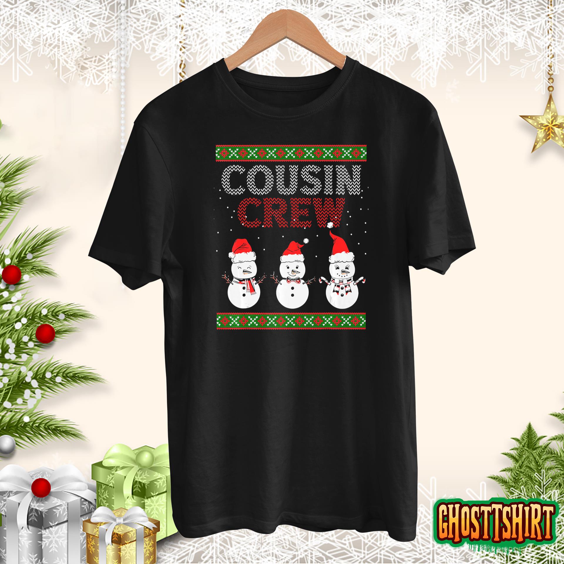 Cousin Crew Christmas Pajamas Gnome Tree Merry Xmas Family Sweatshirt