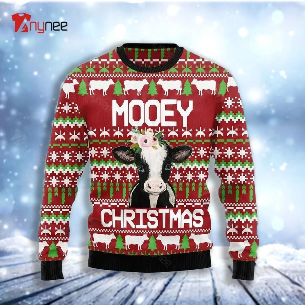 Cow Mooey Christmas Ugly Christmas Sweater- Best Christmas Gifts 2023