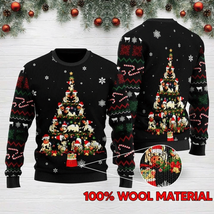 Cow Tree Ugly Christmas Sweater | For Men & Women | Adult | US1061- Best Christmas Gifts 2023