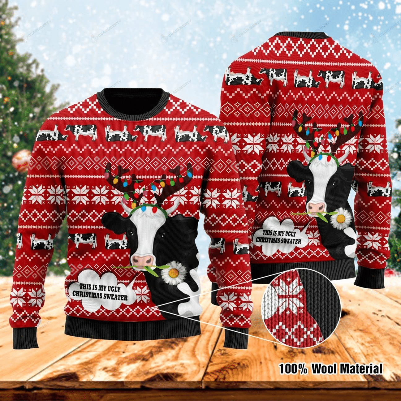 Cow Ugly Christmas Sweater | For Men & Women | Adult | US1067- Best Christmas Gifts 2023