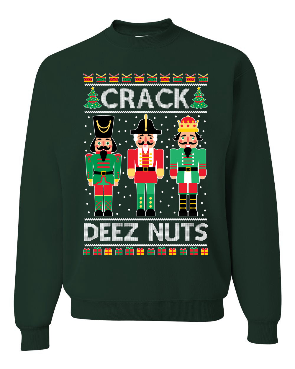 Crack Deez Nuts Meme Merry Ugly Christmas Sweater- Best Christmas Gifts 2023