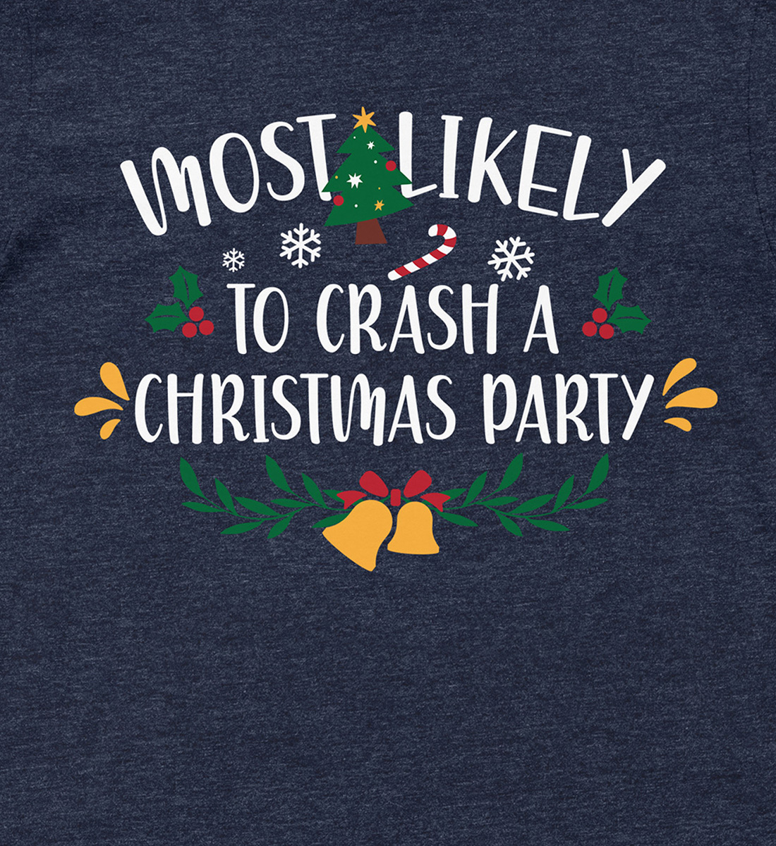 Crash-Party Holiday Shirt: Christmas Edition