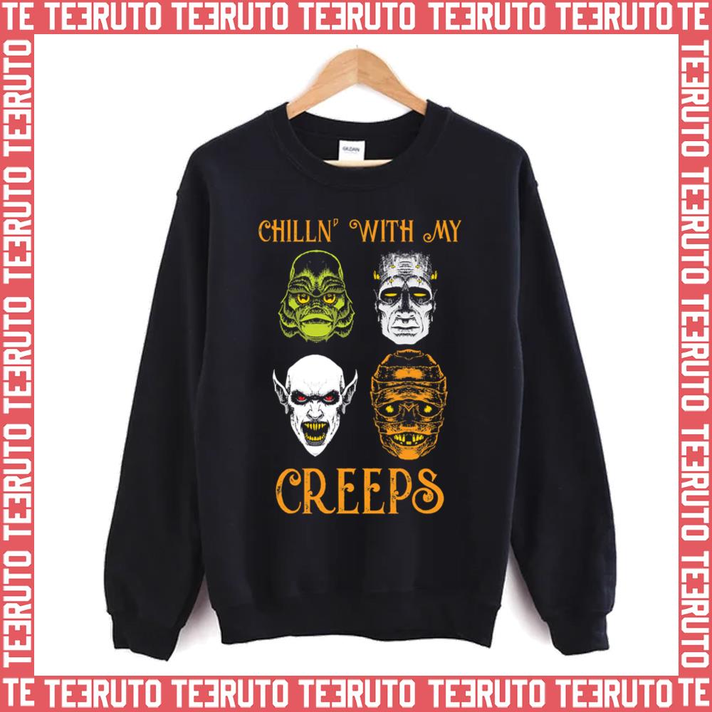 Creeps Halloween Character Friends Night Of The Creeps Unisex Sweatshirt