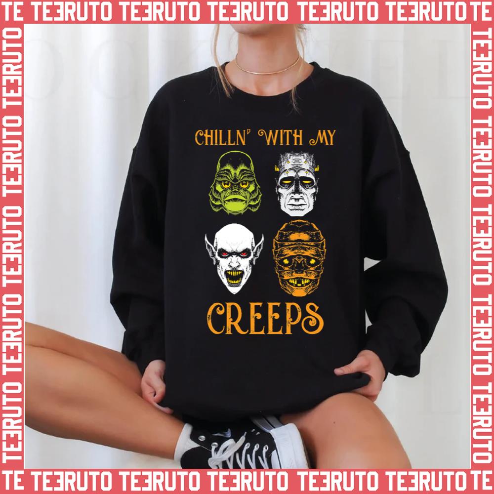 Creeps Halloween Character Friends Night Of The Creeps Unisex Sweatshirt