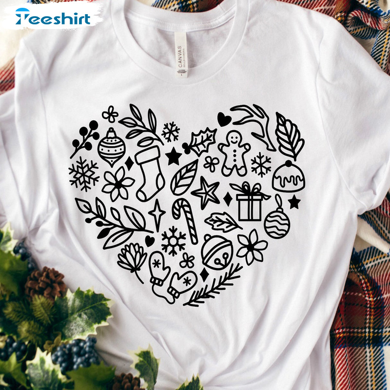 Cricut Christmas Shirt – Christmas Funny Pattern Sweatshirt Unisex Hoodie