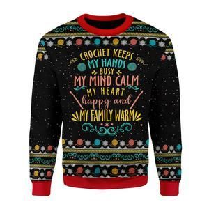 Crochet Keep My Hand Ugly Christmas Sweater | For Men & Women | Adult | US3305- Best Christmas Gifts 2023