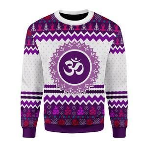 Crown Eye Chakra Ugly Christmas Sweater | For Men & Women | Adult | US3331- Best Christmas Gifts 2023