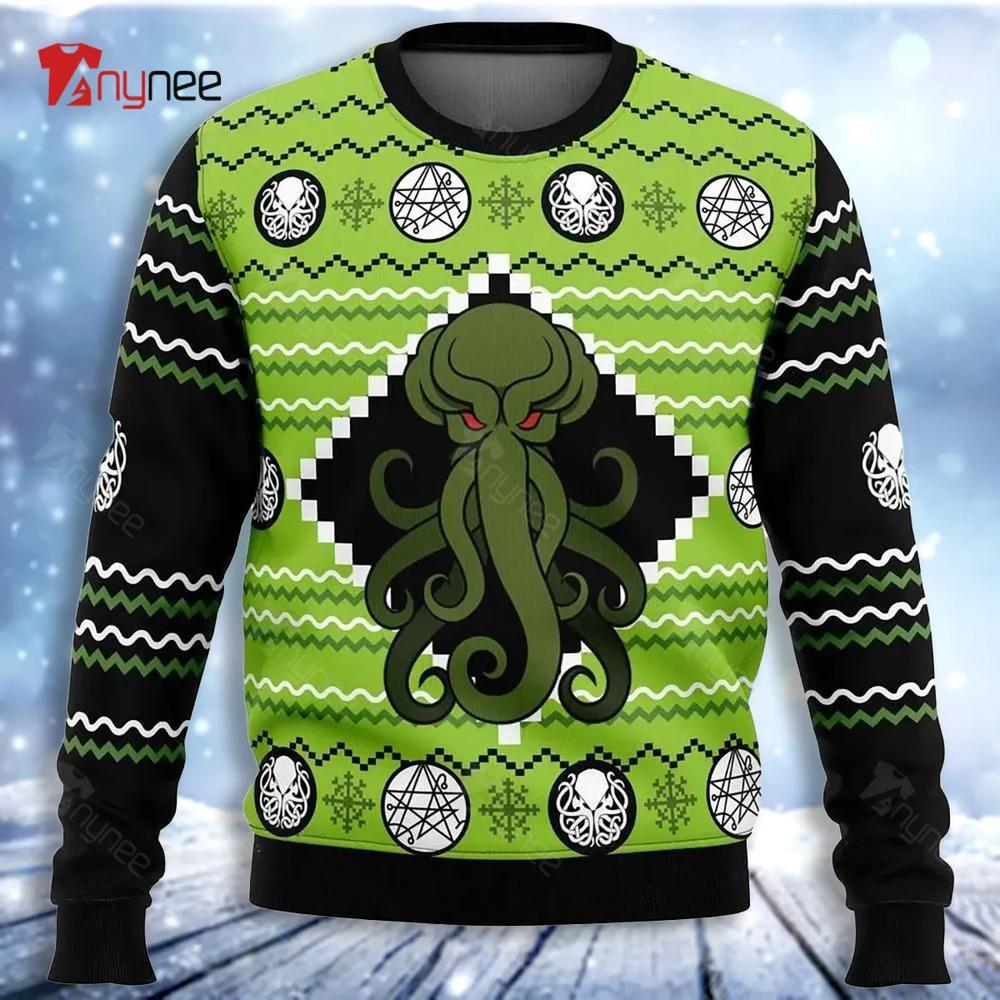 Cthulhu Ugly Christmas Sweater- Best Christmas Gifts 2023