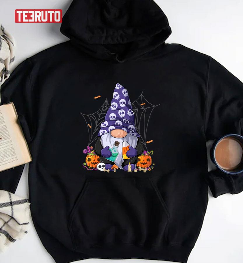 Cute Gnome Happy Fall Candy Corn Pumpkinhalloween Unisex T-Shirt