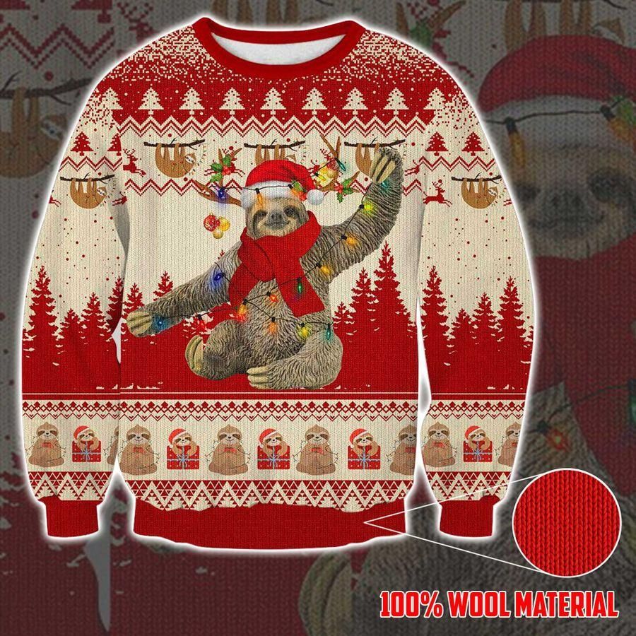 Cute Sloth Ugly Christmas Sweater | For Men & Women | Adult | US3005- Best Christmas Gifts 2023