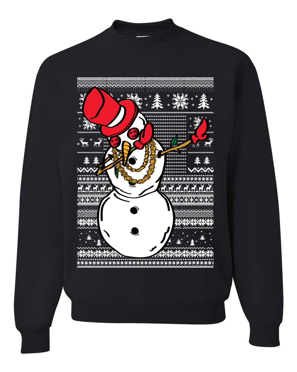 Dabbing Snowman Merry Ugly Christmas Sweater- Best Christmas Gifts 2023