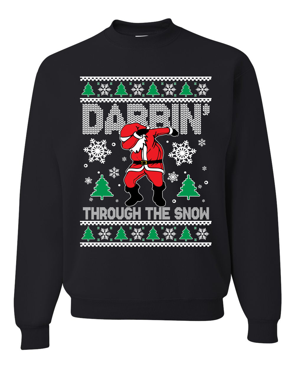 Dabbing Through The Snow Merry Ugly Christmas Sweater- Best Christmas Gifts 2023