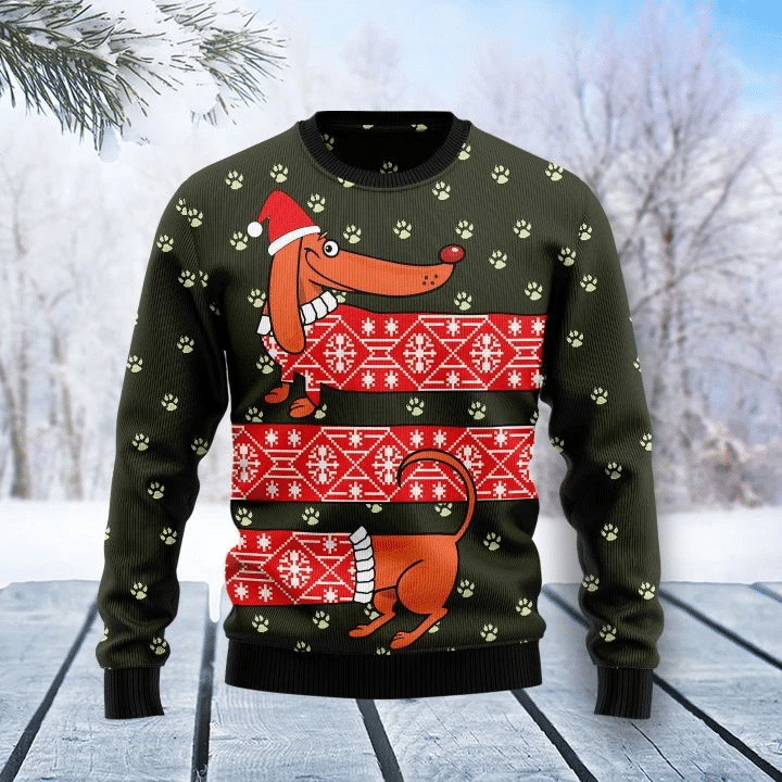 Dachshund Funny Ugly Christmas Sweater | For Men & Women | Adult | US1296- Best Christmas Gifts 2023