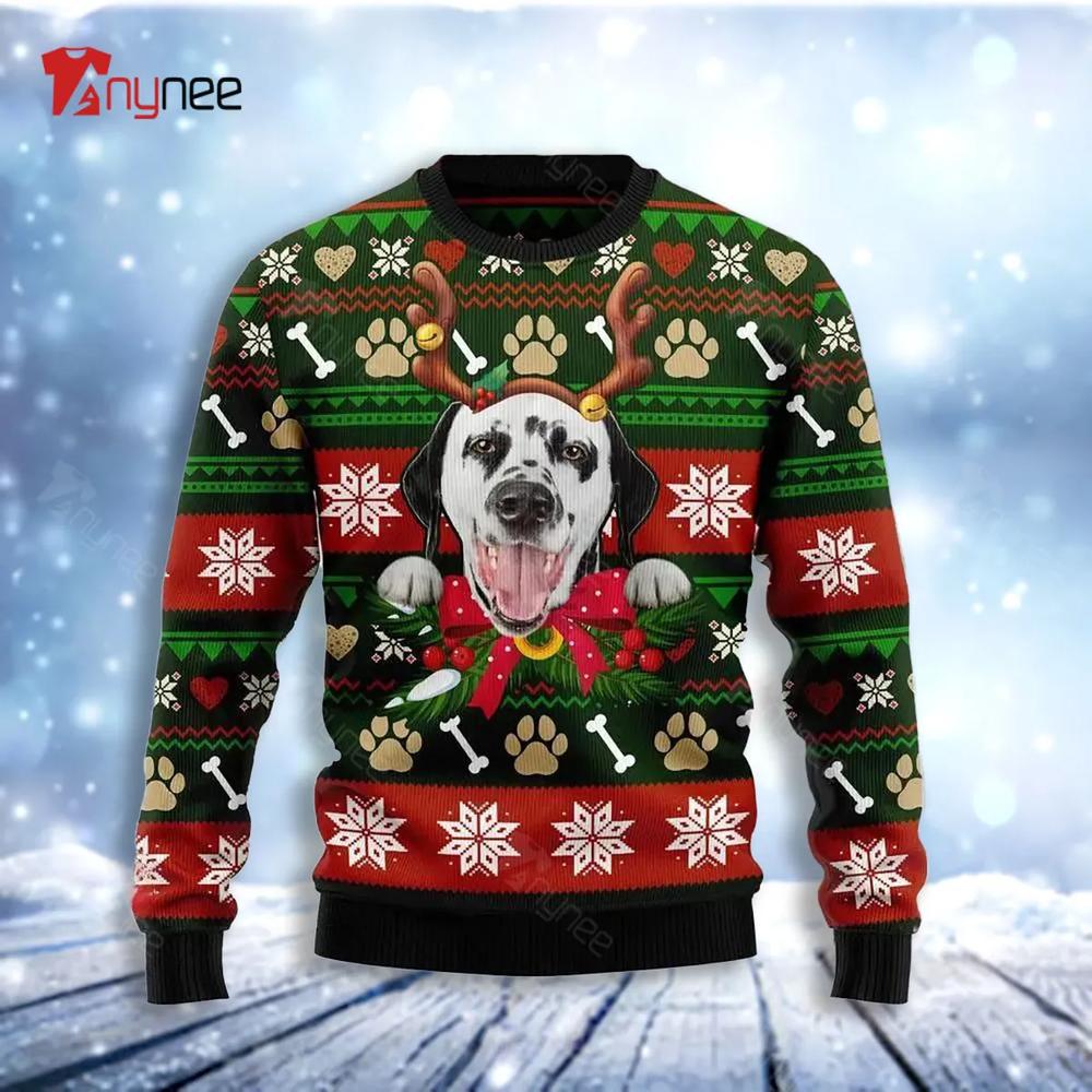 Dalmatian Funny Ugly Christmas Sweater- Best Christmas Gifts 2023