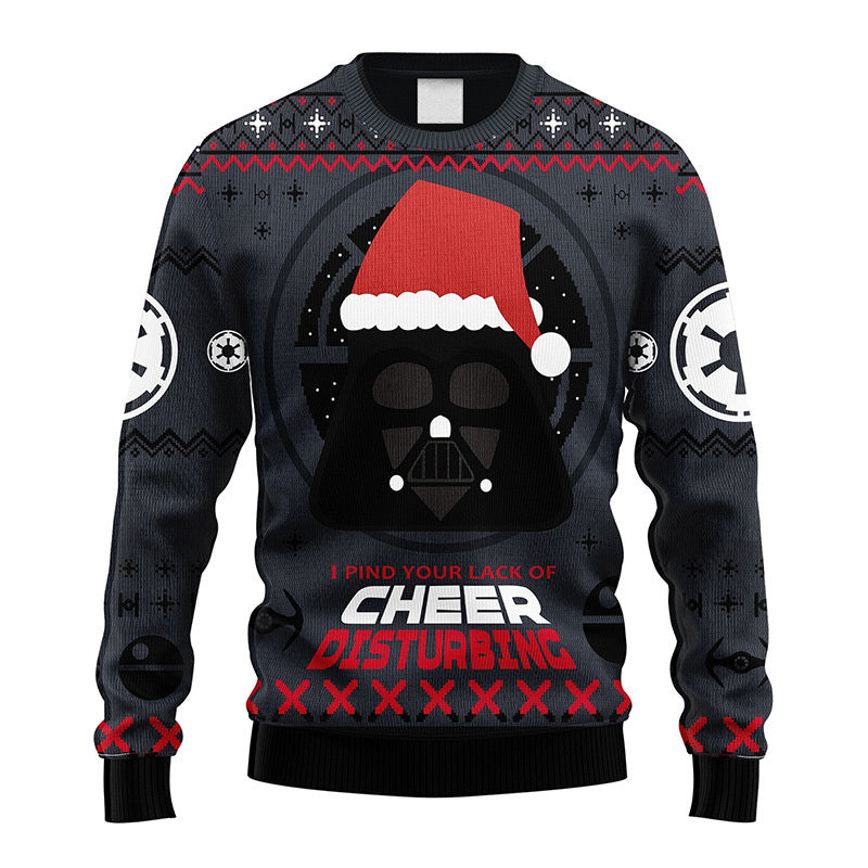 Dark Vader Cheer Disturbing Ugly Sweater – Best Christmas Gifts 2023