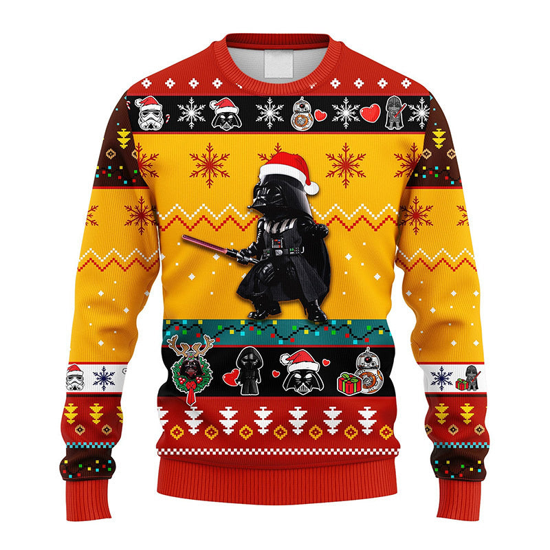 Dark Vader Christmas Light Ugly Sweater – Best Christmas Gifts 2023