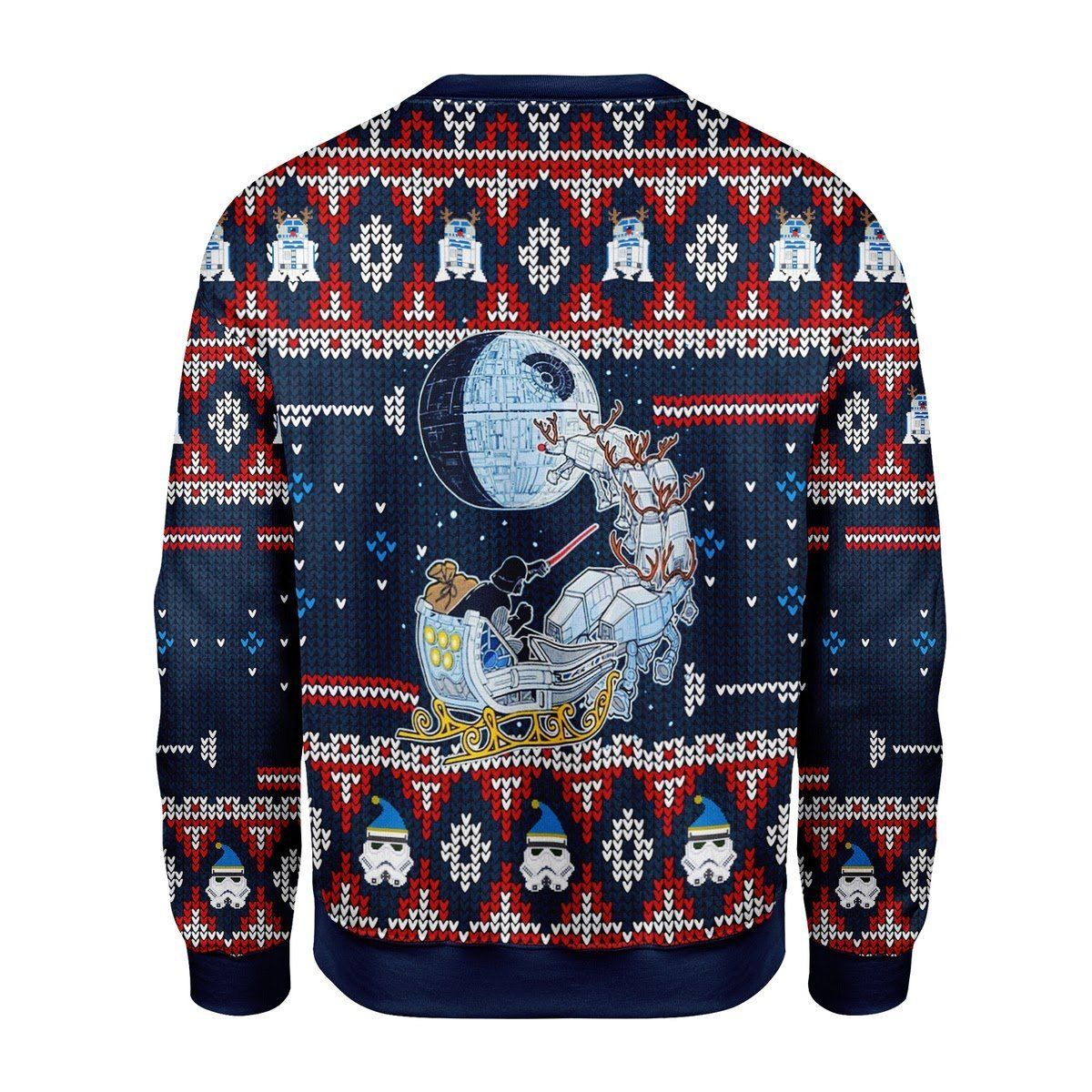 Darth Satnta Ugly Christmas Sweater | For Men & Women | Adult | US3414- Best Christmas Gifts 2023