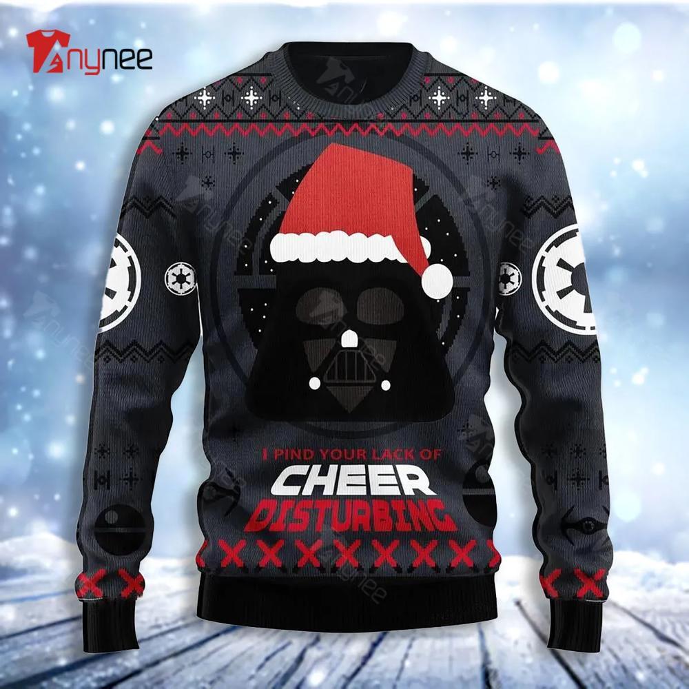 Darth Vader Cheer Christmas Ugly Christmas Sweater- Best Christmas Gifts 2023