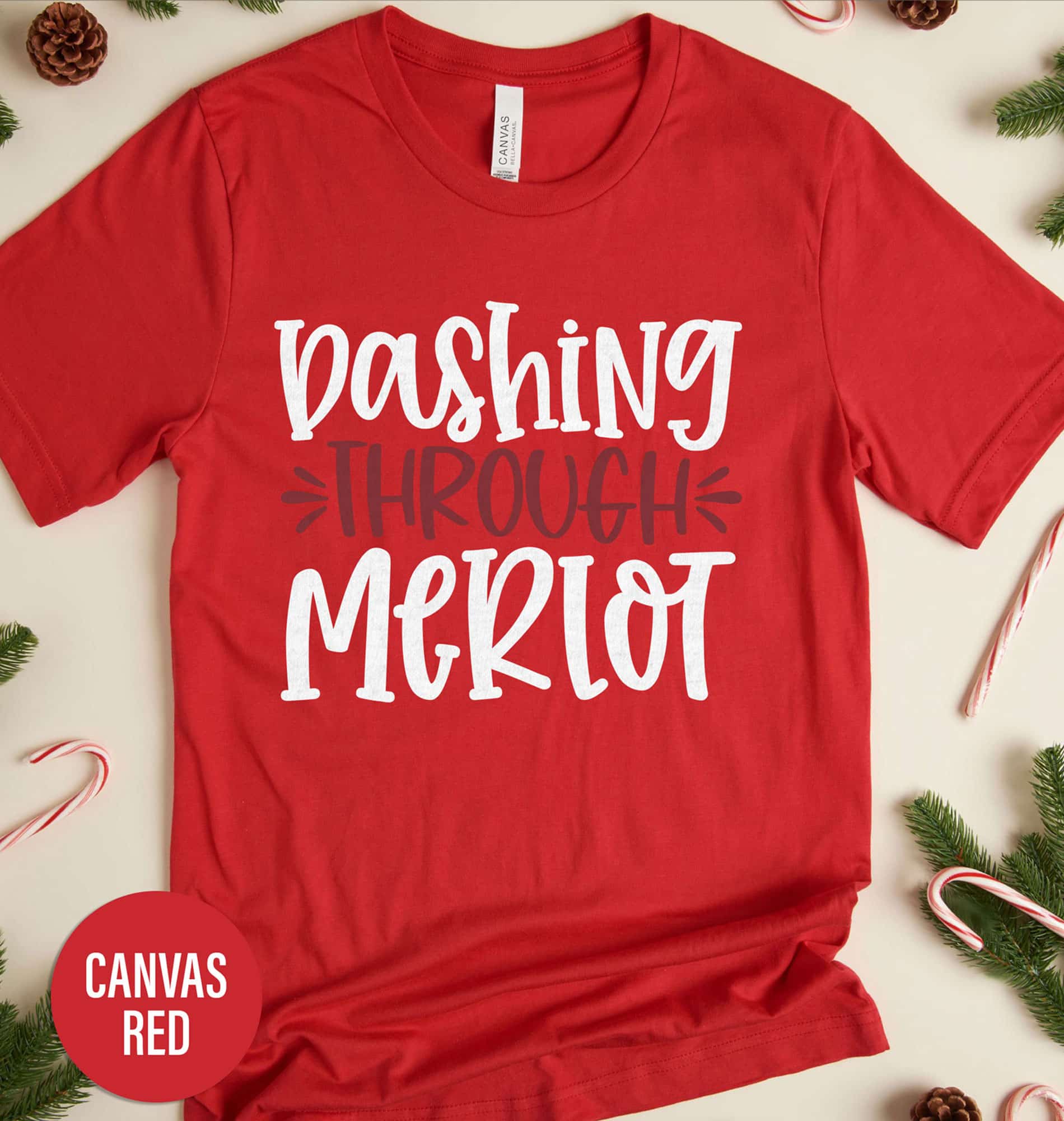 Dashing Merlot Christmas Shirt