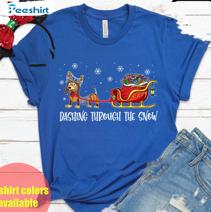 Dashing Through The Snow Shirt, Matching Family Christmas Unisex T-shirt Unisex Hoodie