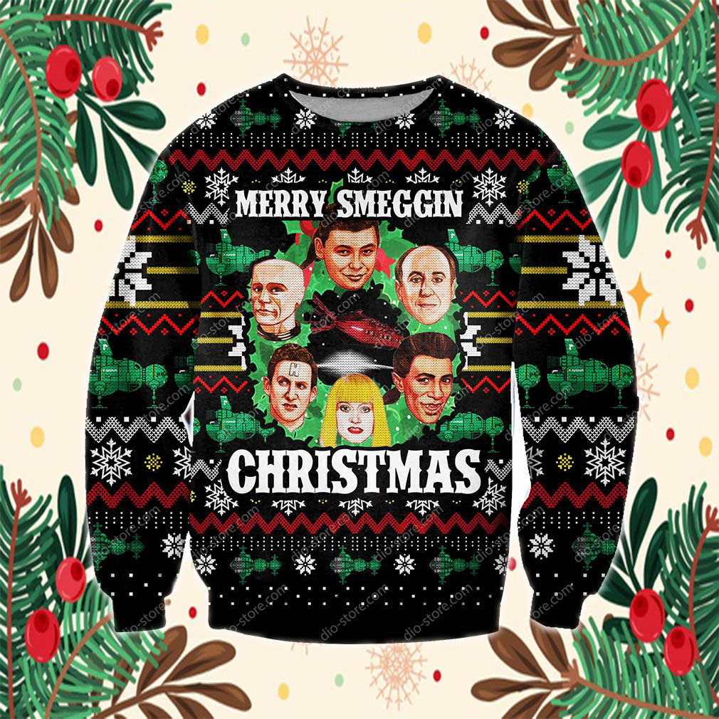 Dave Lister 3D Print Knitting Pattern Ugly Christmas Sweatshirt- Best Christmas Gifts 2023