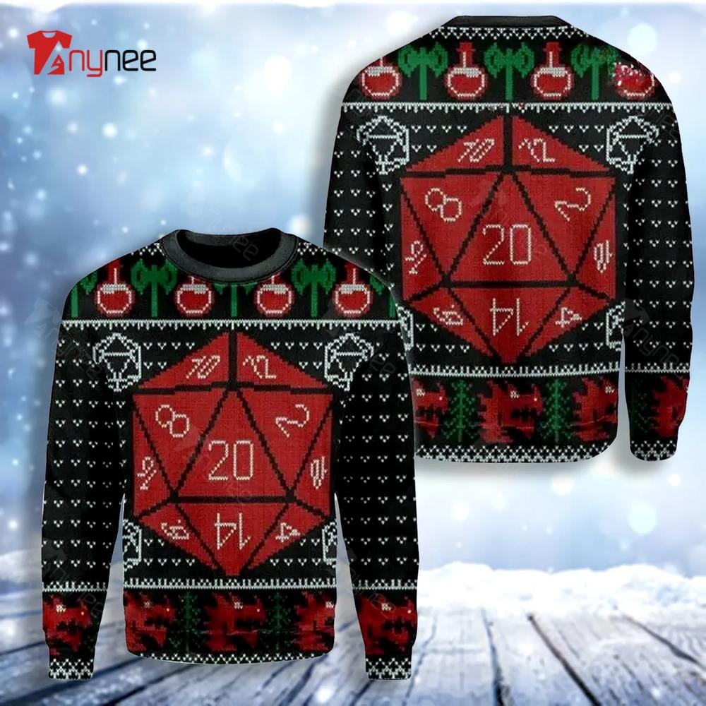 Dd Dice Ugly Christmas Sweater- Best Christmas Gifts 2023