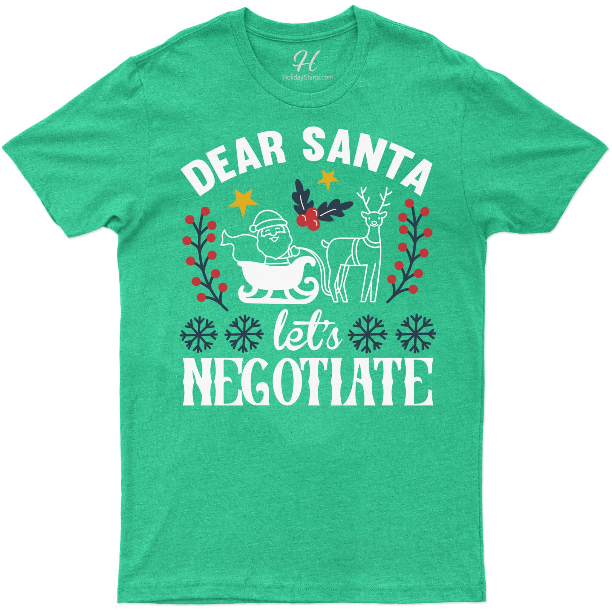 Dear Santa, Let’s Negotiate Festive Shirt