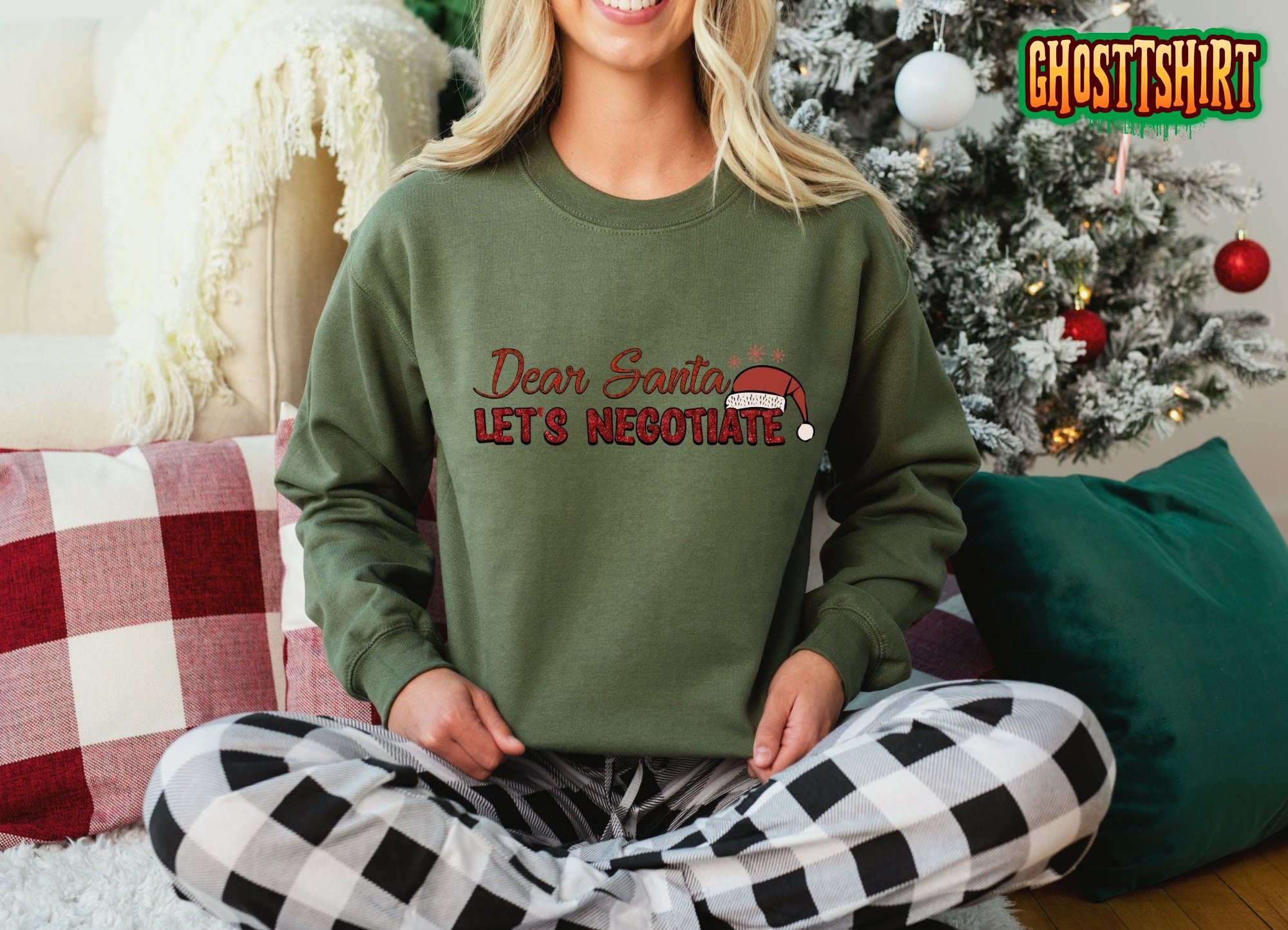 Dear Santa Negotiate Sweatshirt