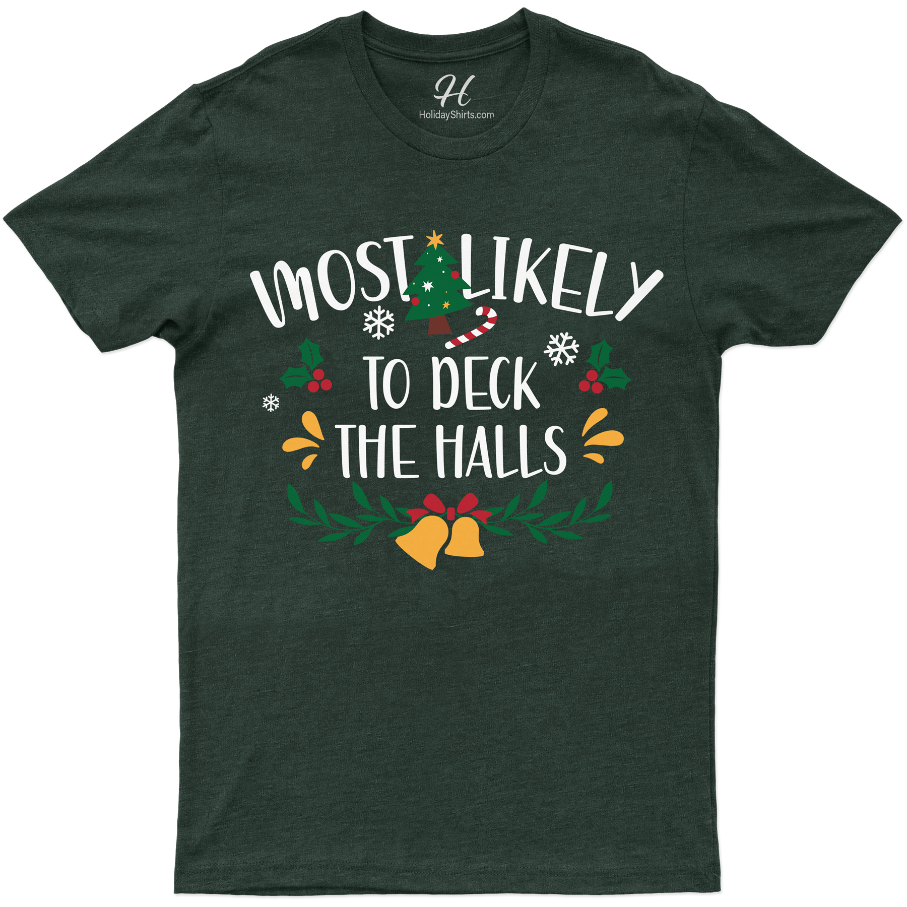 Deck The Halls Festive Christmas Shirt