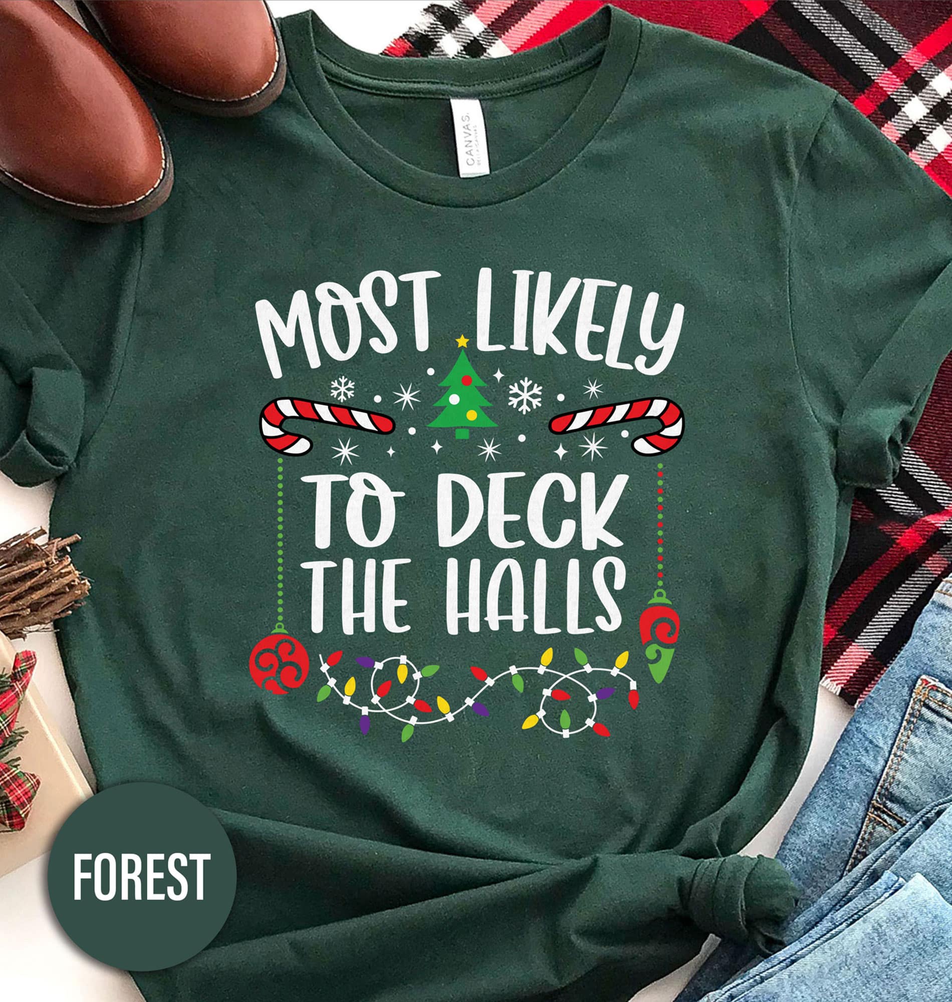 Deck The Halls Festive Shirt