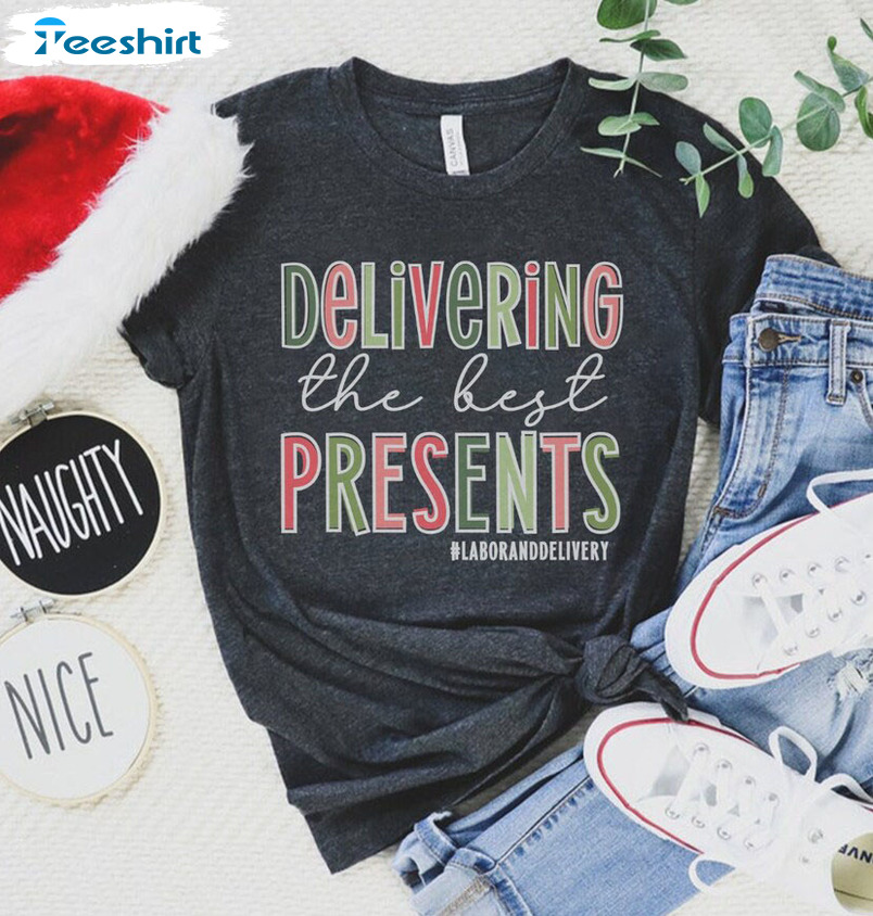 Delivering The Best Presents Christmas Sweatshirt, Unisex Hoodie