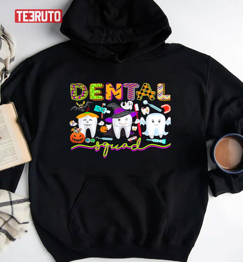 Dental Dentist Boos Crew Funny Costume Halloween Unisex T-Shirt