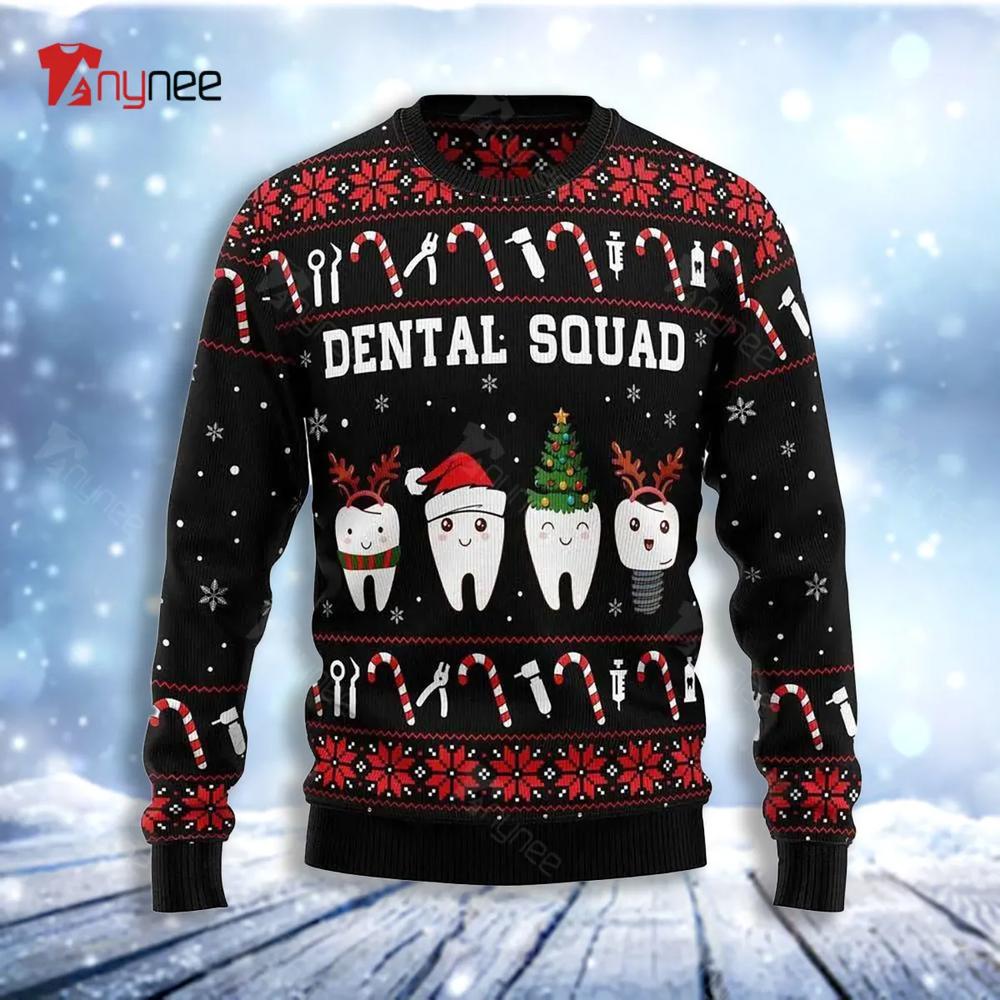 Dental Squad Ugly Christmas Sweater- Best Christmas Gifts 2023