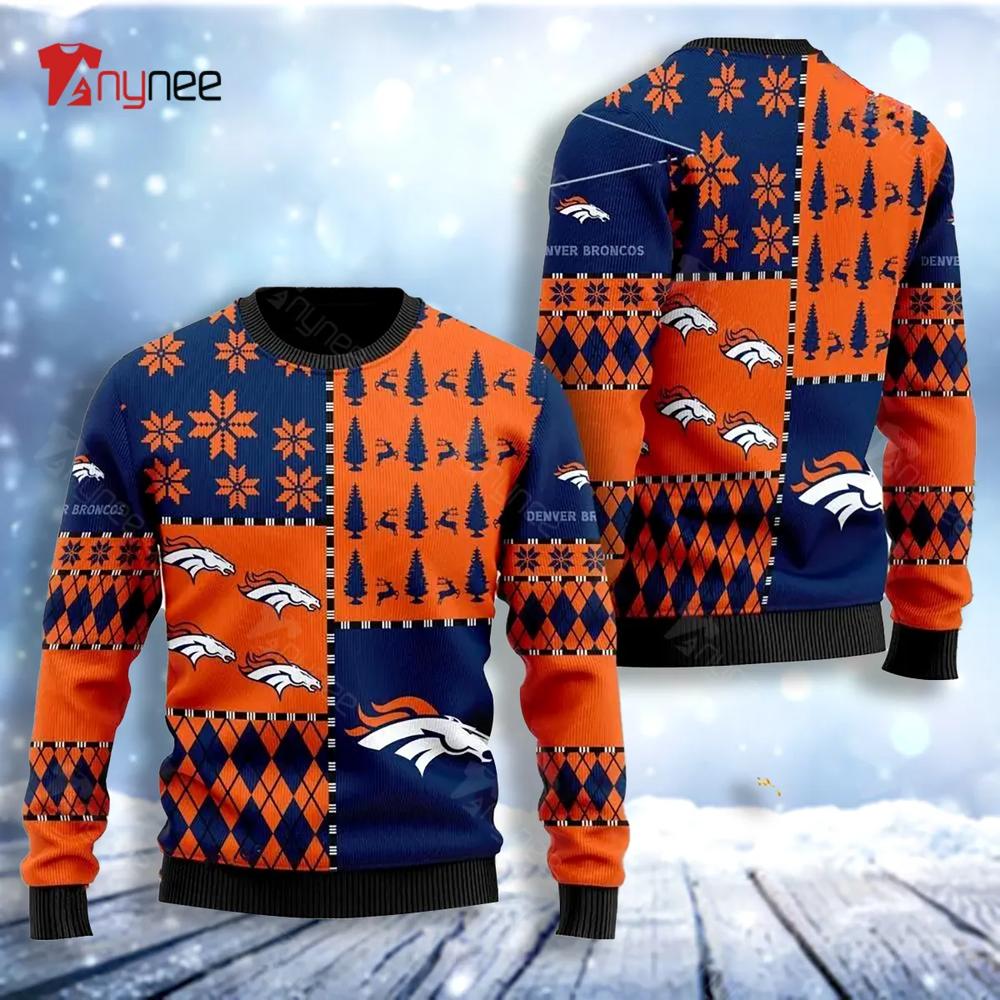 Denver Broncoss Best Christmas Gift For Broncos Fans Ugly Christmas Sweater- Best Christmas Gifts 2023