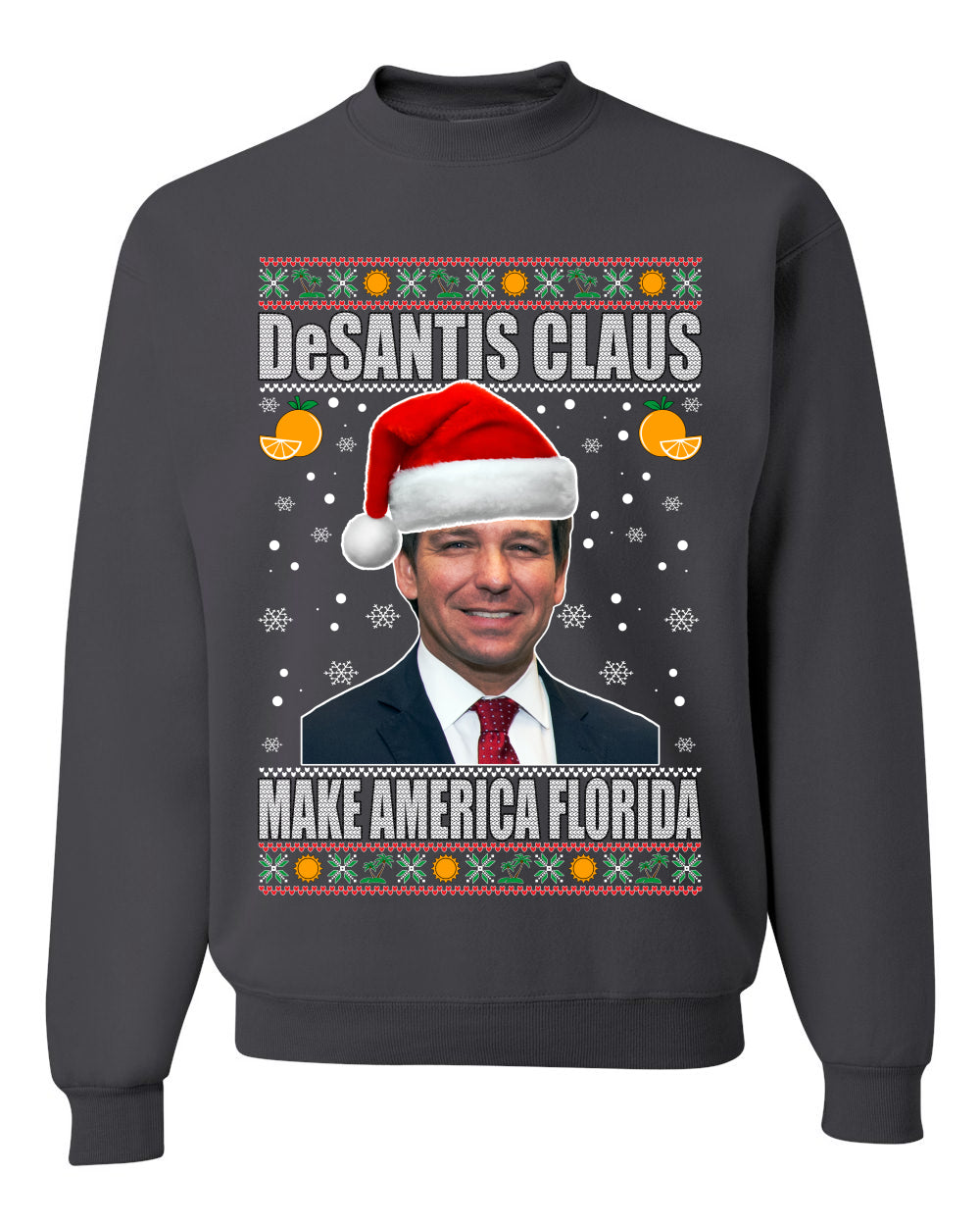 DeSantis Claus Merry Ugly Christmas Sweater- Best Christmas Gifts 2023