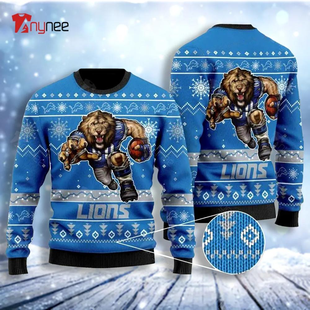 Detroit Lions Ugly Christmas Sweater- Best Christmas Gifts 2023