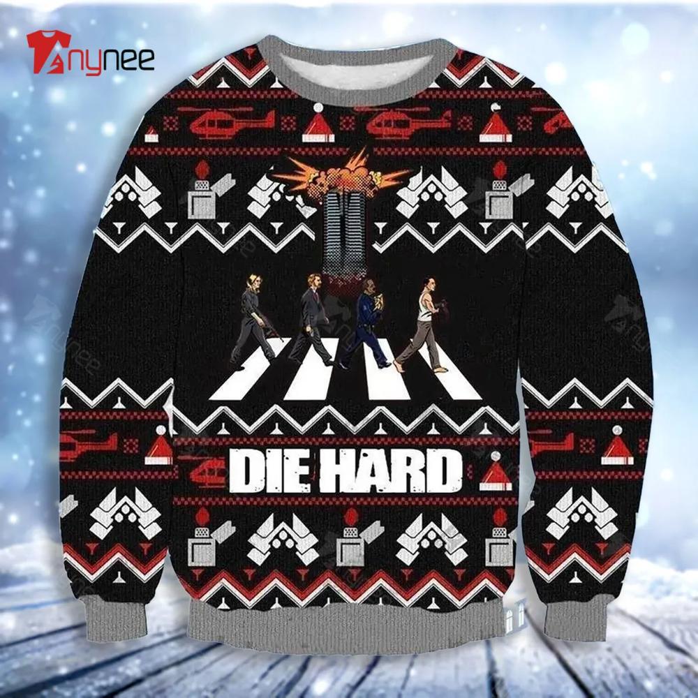 Die Hard Ugle Christmas Gift Merry Christmas Ugly Christmas Sweater- Best Christmas Gifts 2023