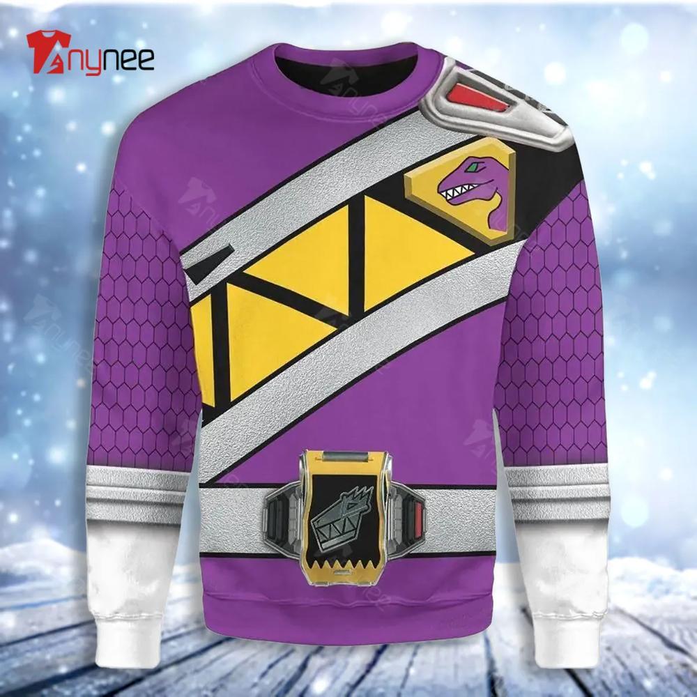 Dino Charge Power Rangers Ugly Christmas Sweater- Best Christmas Gifts 2023