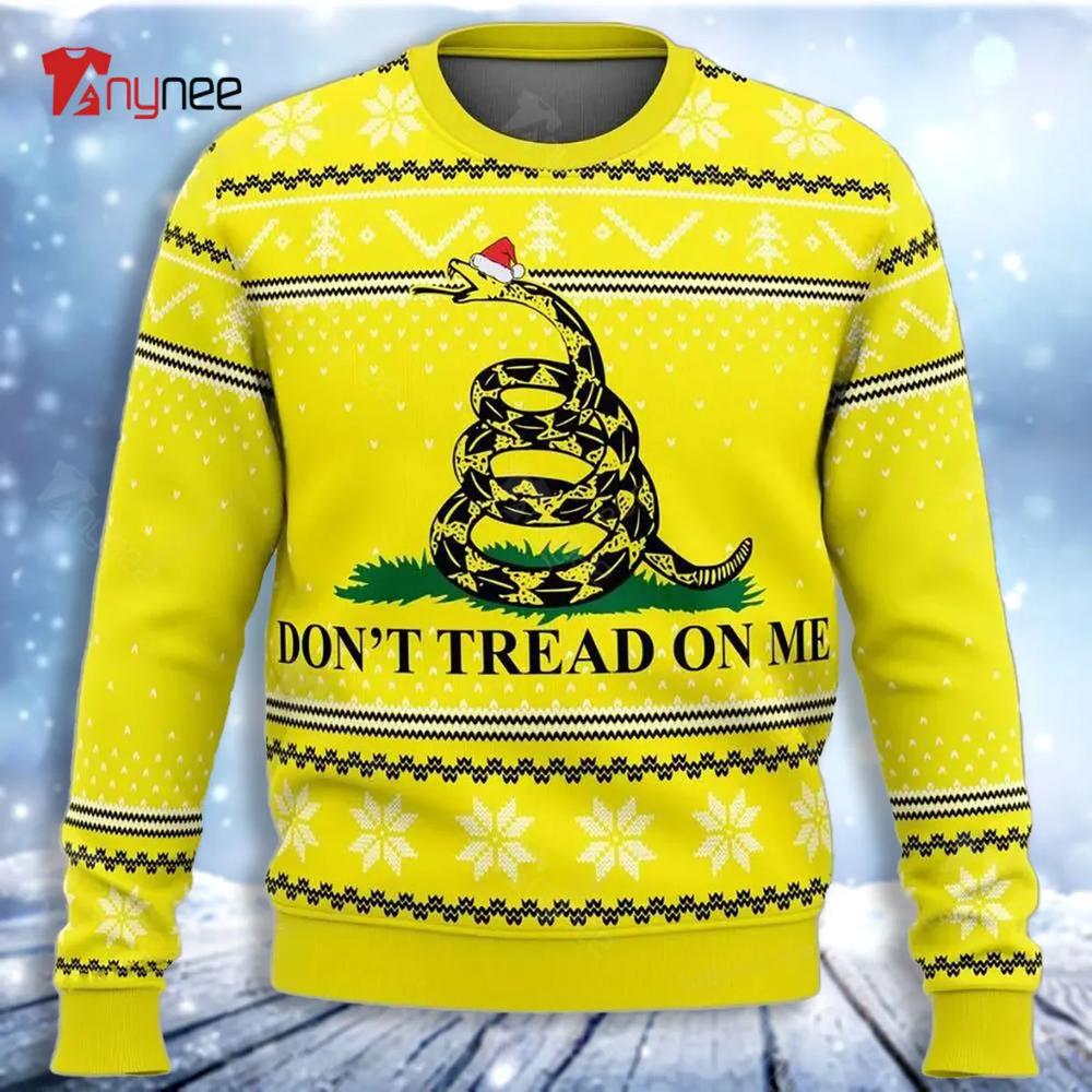 Do Not Tread On Me Ugly Christmas Sweater- Best Christmas Gifts 2023