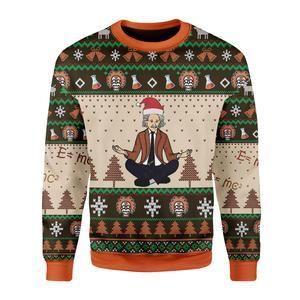 Doing Yoga Ugly Christmas Sweater | For Men & Women | Adult | US3892- Best Christmas Gifts 2023