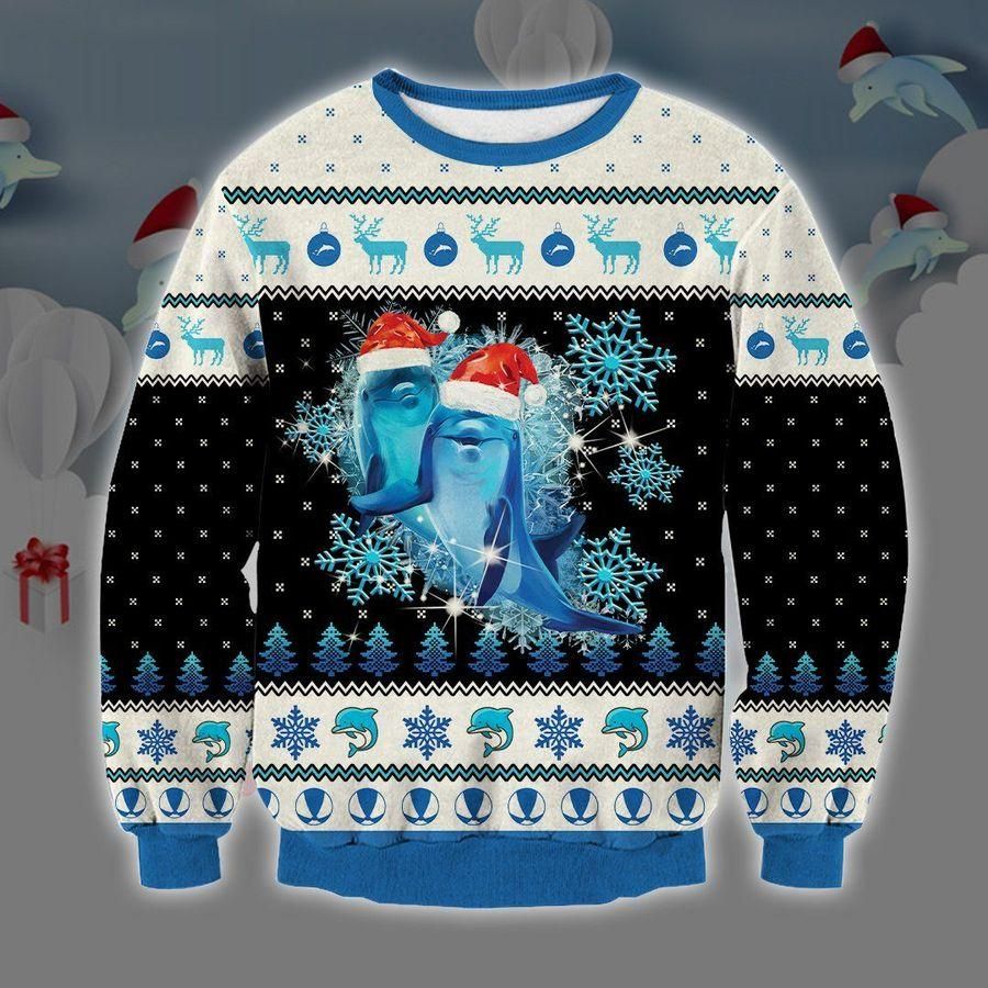 Dolphin Ugly Christmas Sweater | For Men & Women | Adult | US1908- Best Christmas Gifts 2023