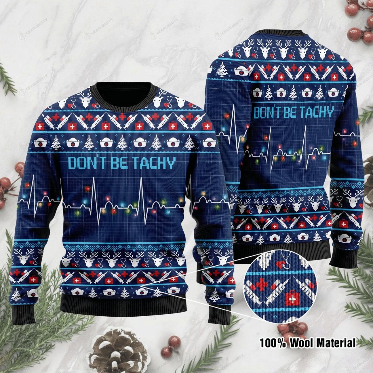 Don’t Be Tachy Ugly Christmas Sweater | For Men & Women | Adult | US1049- Best Christmas Gifts 2023