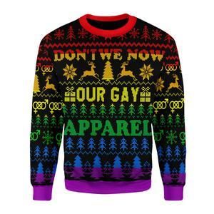 Don’t We Now Our Gay Ugly Christmas Sweater | For Men & Women | Adult | US3340- Best Christmas Gifts 2023