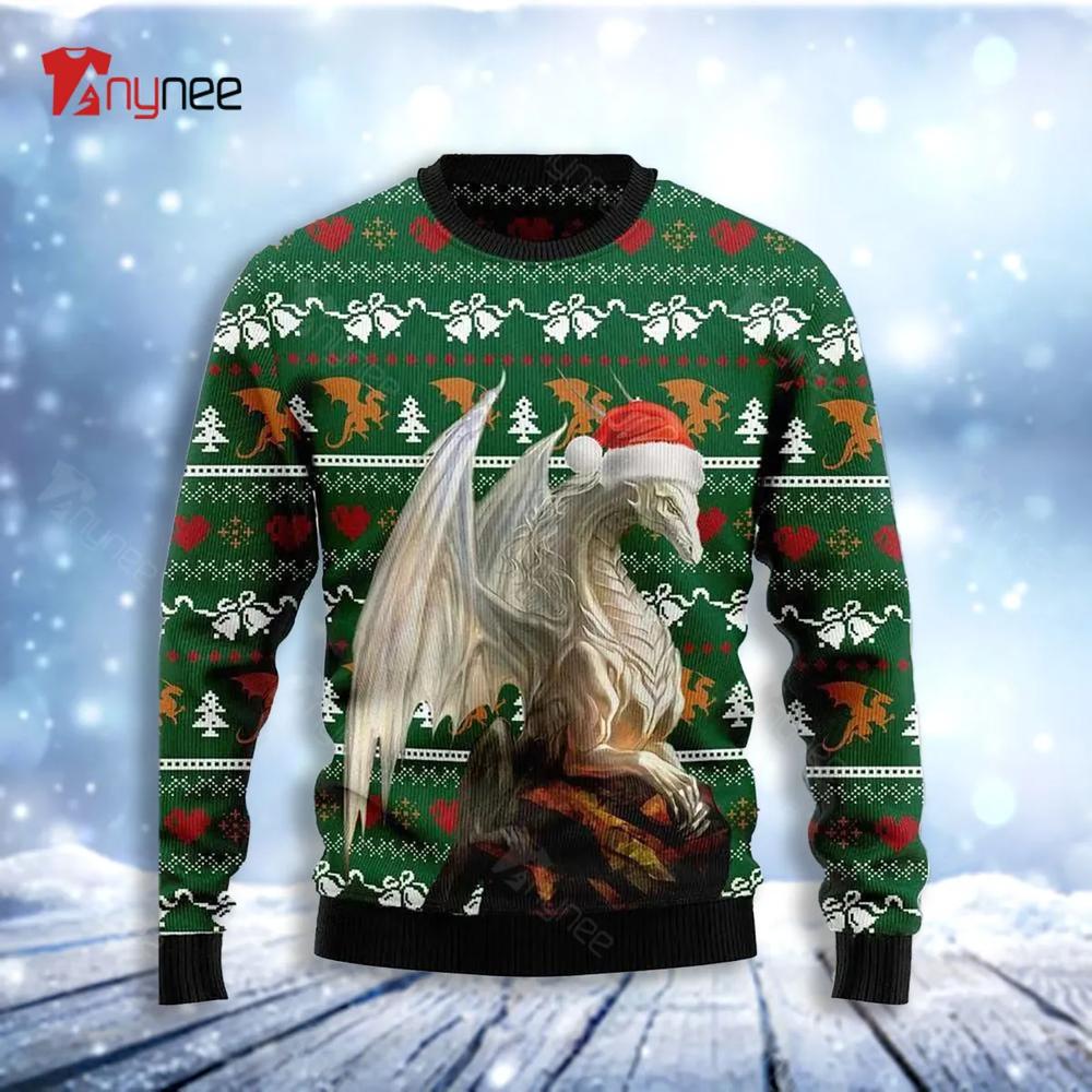 Dragon Nice Ugly Christmas Sweater- Best Christmas Gifts 2023