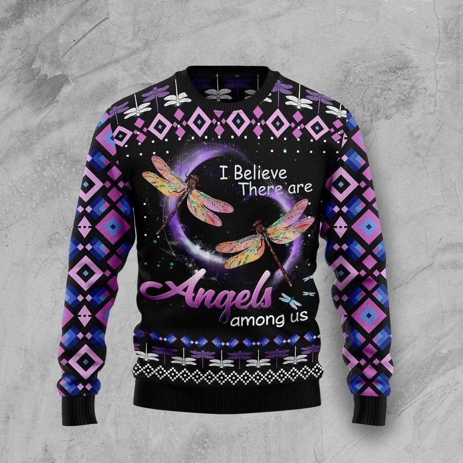 Dragonfly Angels Ugly Christmas Sweater | For Men & Women | Adult | US1436- Best Christmas Gifts 2023