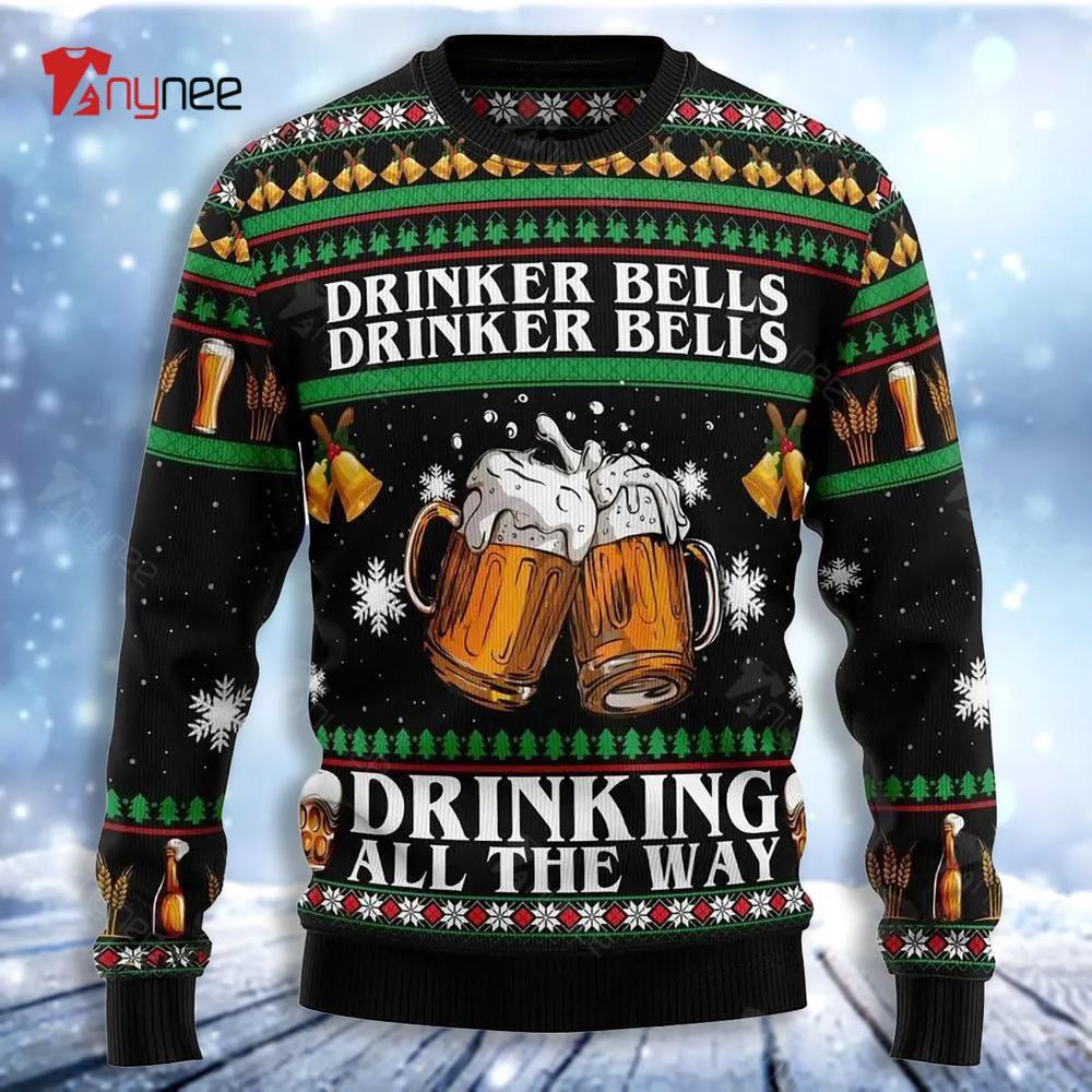 Drinker Bell Ugly Christmas Sweater- Best Christmas Gifts 2023