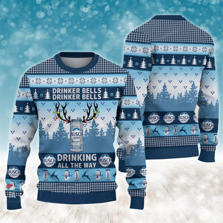 Drinker Bells Busch Light Ugly Sweater – Best Christmas Gifts 2023