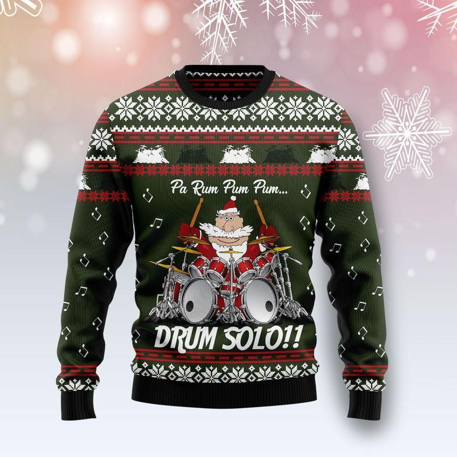 Drum Solo Ugly Christmas Sweater | For Men & Women | Adult | US1433- Best Christmas Gifts 2023